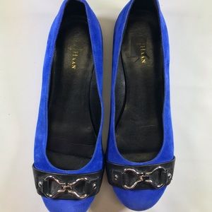 🍍Cole haan ballet blue suede Flats